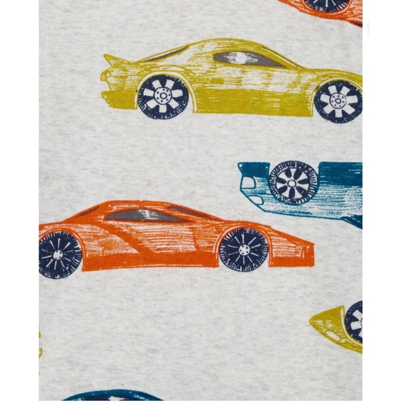 Carter’s Boys Race Car Shirt and Pants Pajamas - Picture 3 of 3